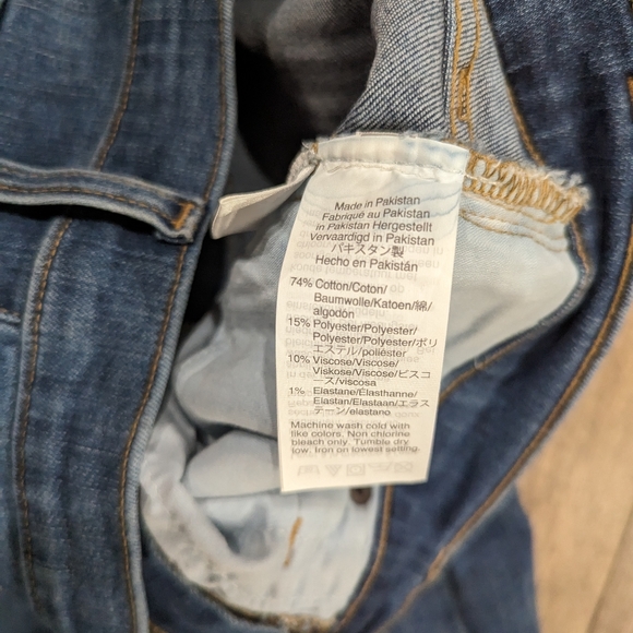 J Crew Size 26 / 2 Skinny Blue Jeans High Rise Denim Stretchy Ankle - Picture 7 of 7